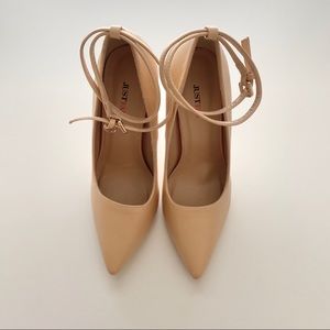 JustFab Nude Heels (Jaslene)